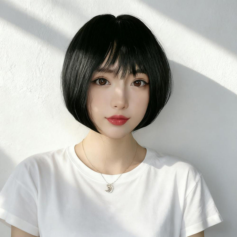 Flawless Natural Straight Bob Wig - Everyday Elegance (Air Bangs) (FEVERCOS)