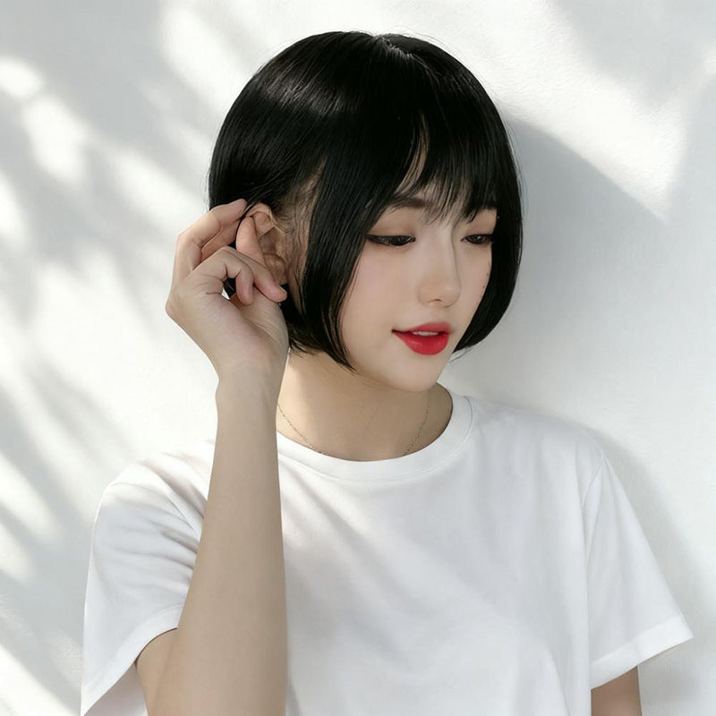 Flawless Natural Straight Bob Wig - Everyday Elegance (Air Bangs) (FEVERCOS)
