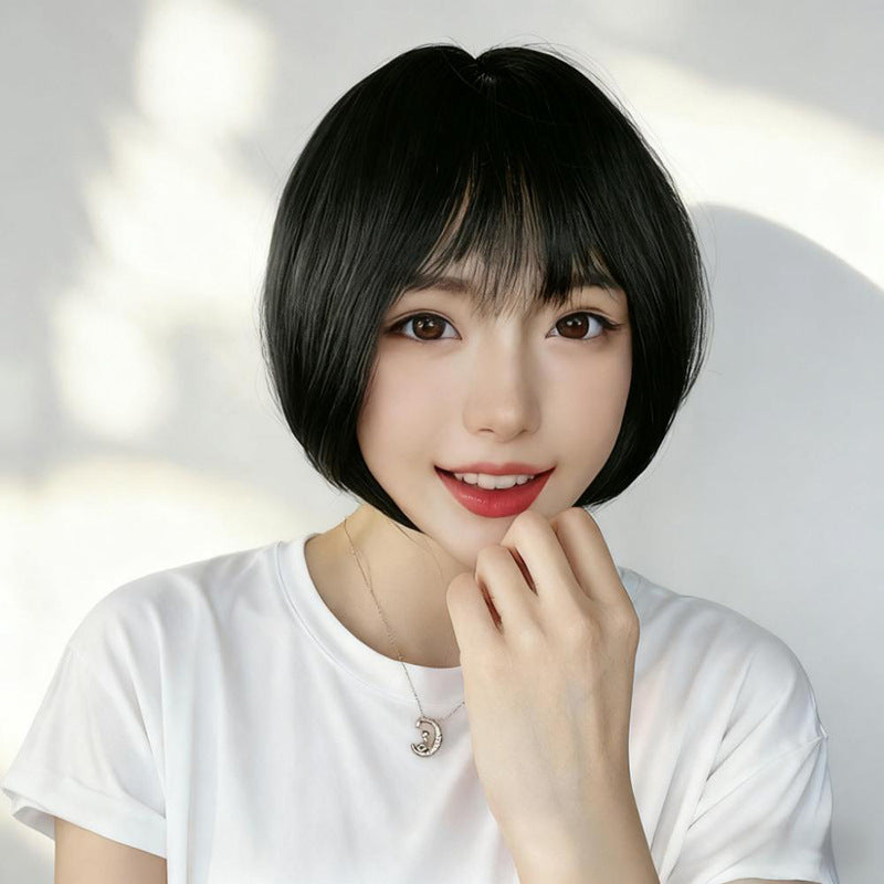 Flawless Natural Straight Bob Wig - Everyday Elegance (Air Bangs) (FEVERCOS)