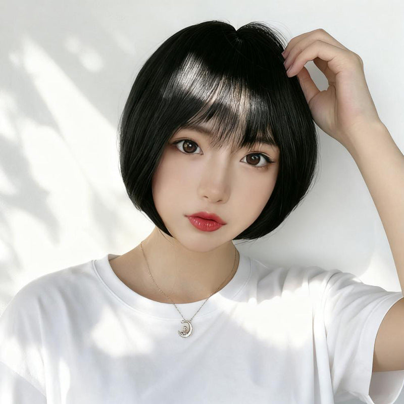 Flawless Natural Straight Bob Wig - Everyday Elegance (Air Bangs) (FEVERCOS)