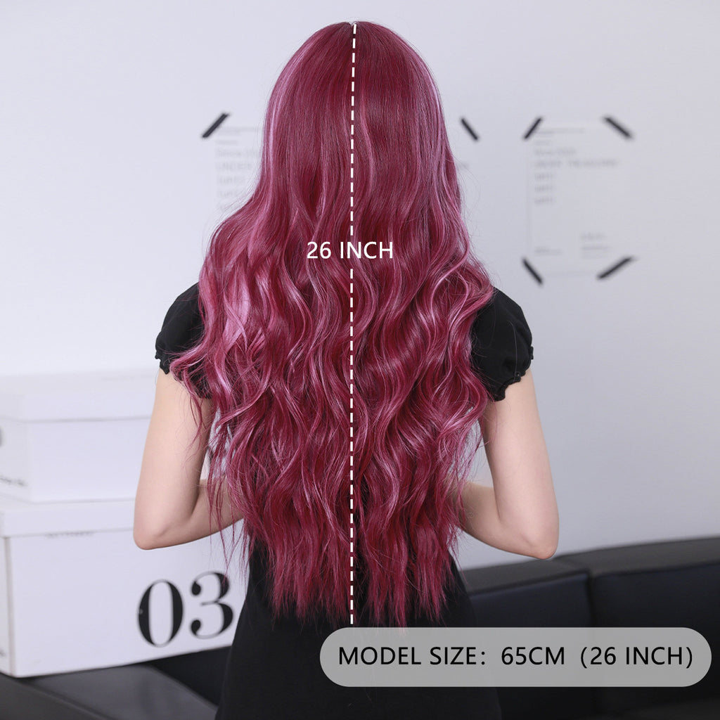 Light Gray Starry Purple Highlight Lace Wig - Elite Lace Fronts (Deep Wavy) (FEVERCOS)