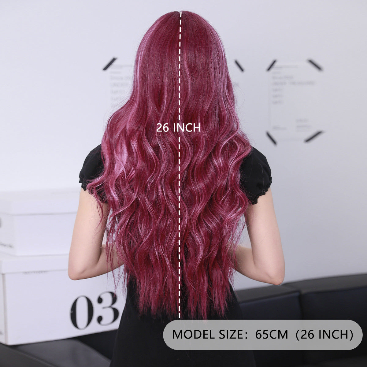 Light Gray Starry Purple Highlight Lace Wig - Elite Lace Fronts (Deep Wavy) (FEVERCOS)