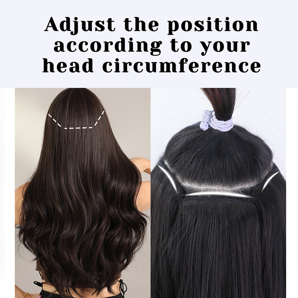 White Smoke 22-Inch Wavy Hair Extensions - Accessory Collection (3-Piece Set) (FEVERCOS)