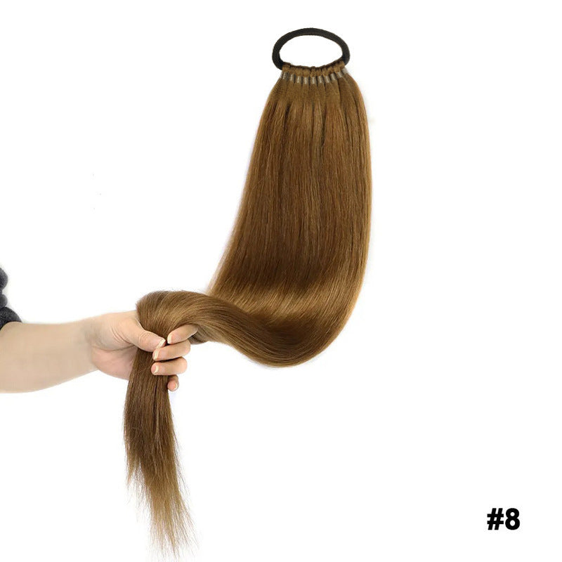 White Smoke Ultra-Long Straight Ponytail Extension - Runway Collection (18-32 Inch Lengths) (FEVERCOS) Hair Extension
