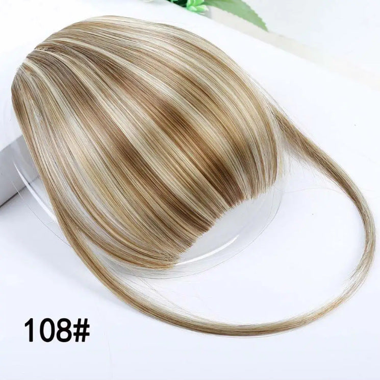 Natural Air Bangs with Sideburns - Face-Slimming Collection (Clip-In Extension) (FEVERCOS) Hair Extension