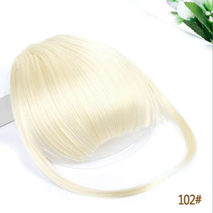 Natural Air Bangs with Sideburns - Face-Slimming Collection (Clip-In Extension) (FEVERCOS) Hair Extension