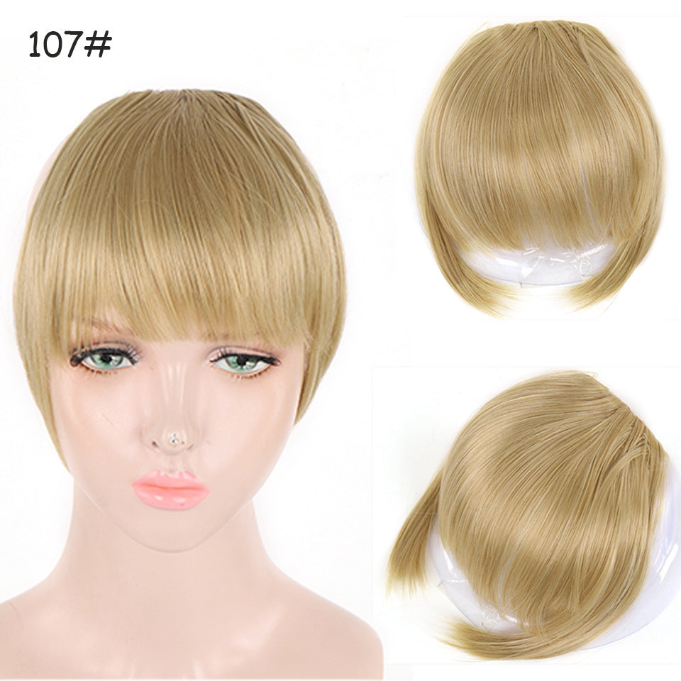 Natural Air Bangs with Sideburns - Face-Slimming Collection (Clip-In Extension) (FEVERCOS) Hair Extension