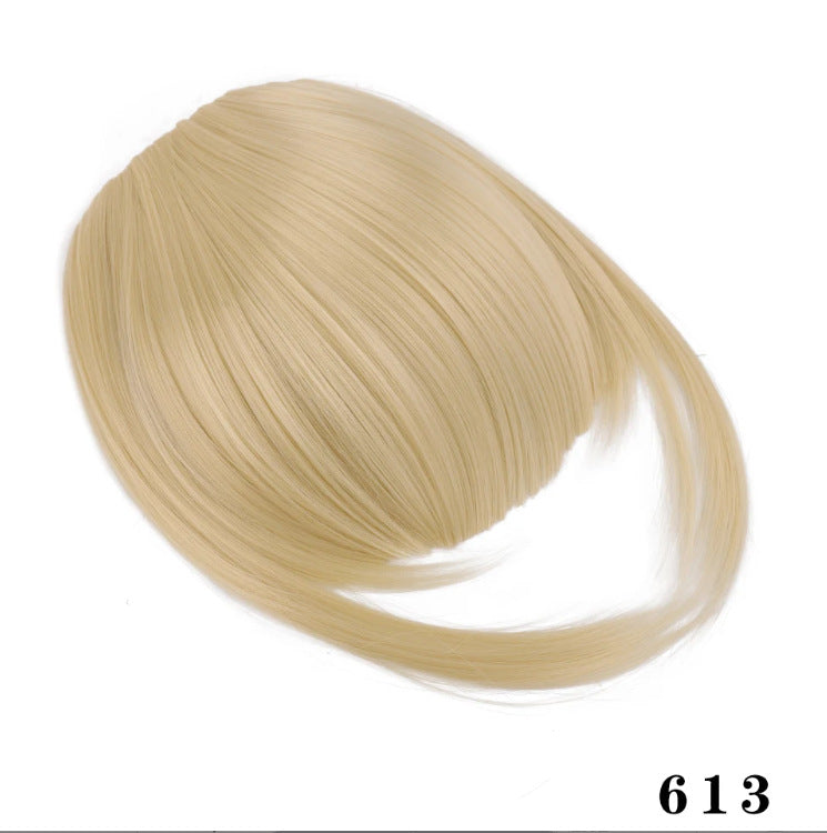 Natural Air Bangs with Sideburns - Face-Slimming Collection (Clip-In Extension) (FEVERCOS) Hair Extension