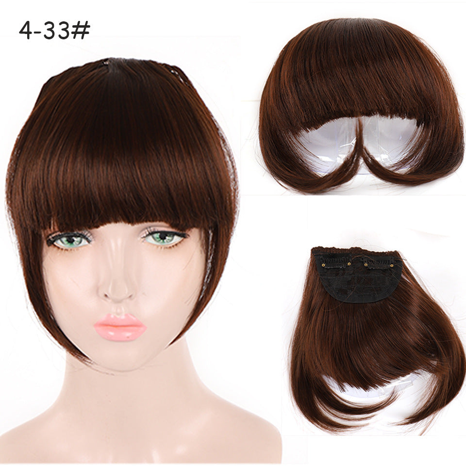 Natural Air Bangs with Sideburns - Face-Slimming Collection (Clip-In Extension) (FEVERCOS) Hair Extension