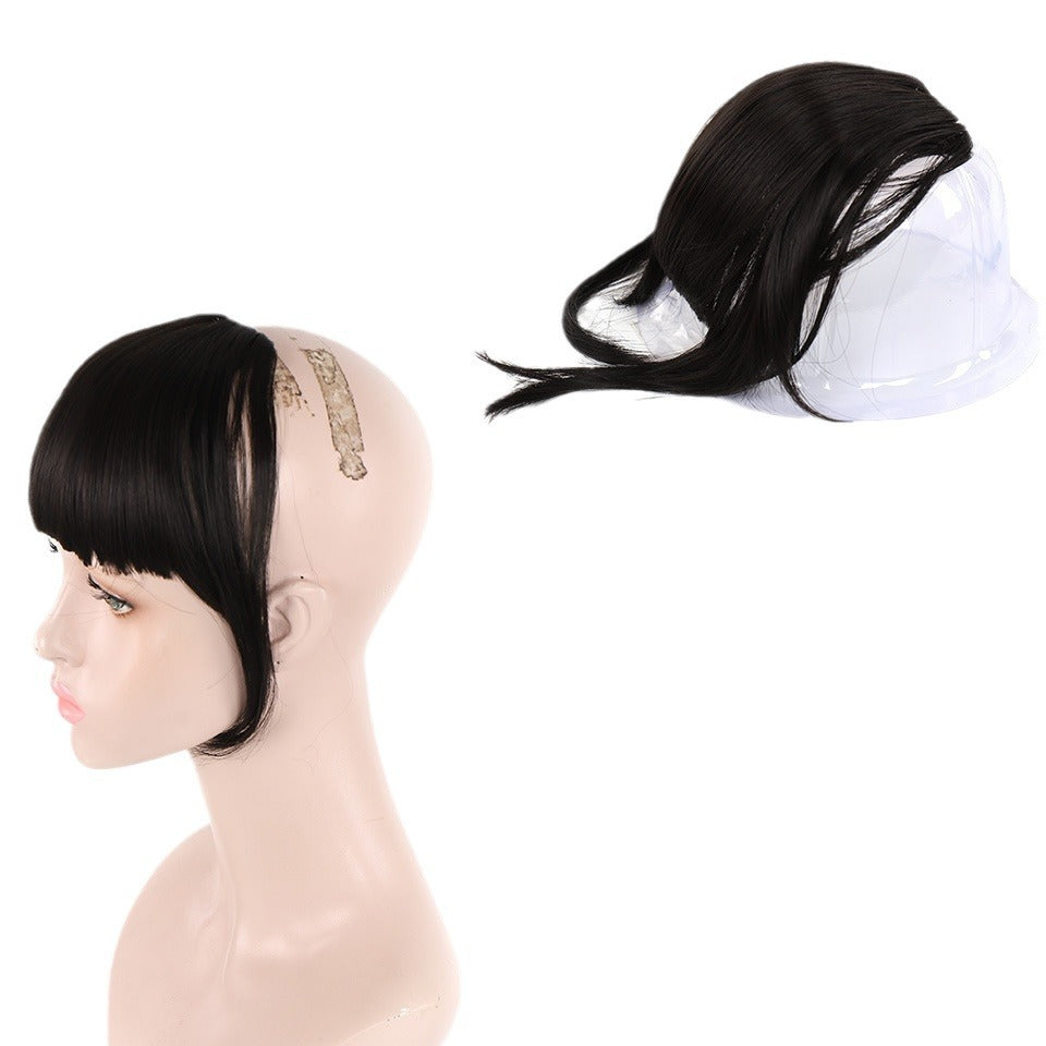 Natural Air Bangs with Sideburns - Face-Slimming Collection (Clip-In Extension) (FEVERCOS) Hair Extension