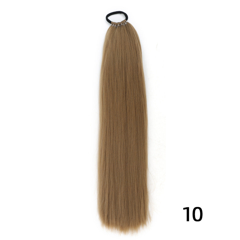 White Smoke Ultra-Long Straight Ponytail Extension - Runway Collection (18-32 Inch Lengths) (FEVERCOS) Hair Extension