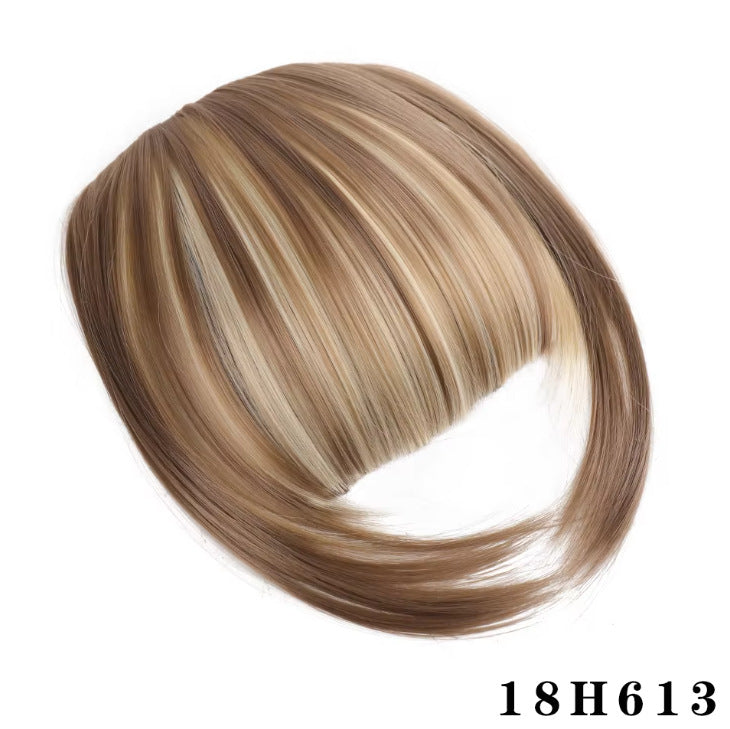 Natural Air Bangs with Sideburns - Face-Slimming Collection (Clip-In Extension) (FEVERCOS) Hair Extension