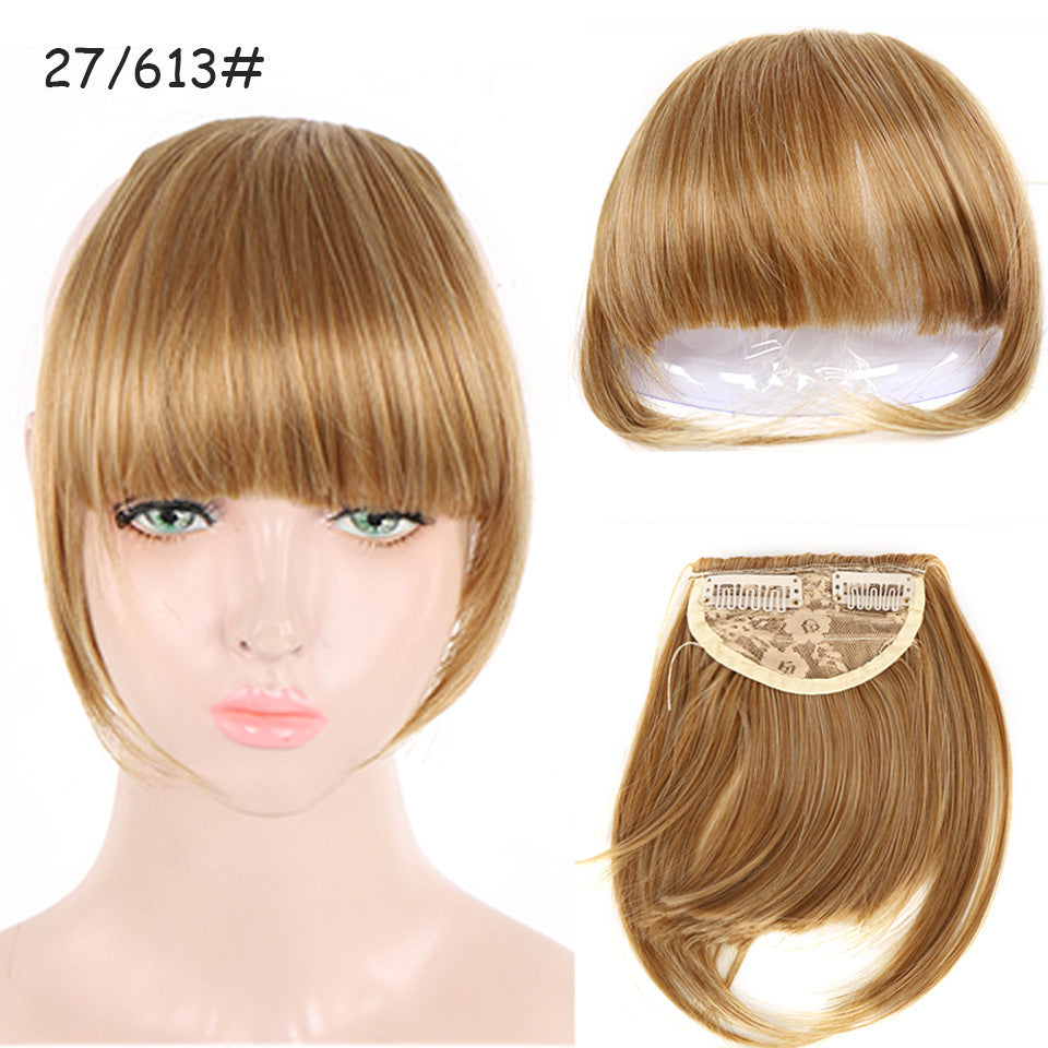Natural Air Bangs with Sideburns - Face-Slimming Collection (Clip-In Extension) (FEVERCOS) Hair Extension