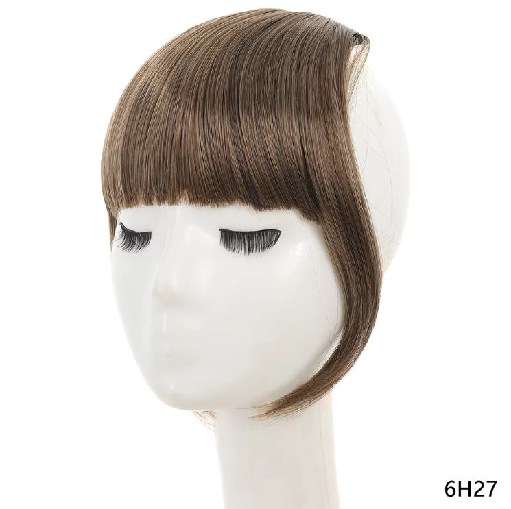 Natural Air Bangs with Sideburns - Face-Slimming Collection (Clip-In Extension) (FEVERCOS) Hair Extension