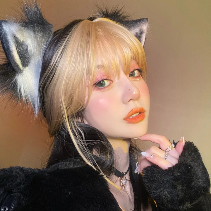 Flaxen Blonde Air Bangs Clip-In - K-Pop Starlet Collection (Invisible Hairline) (FEVERCOS) Hair Extension