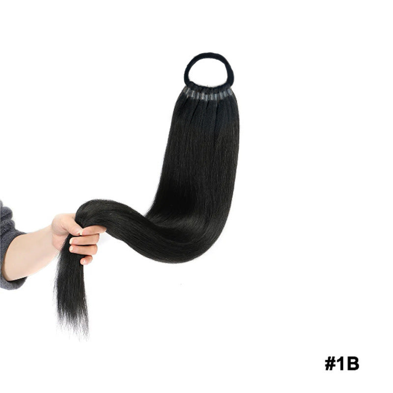 White Smoke Ultra-Long Straight Ponytail Extension - Runway Collection (18-32 Inch Lengths) (FEVERCOS) Hair Extension