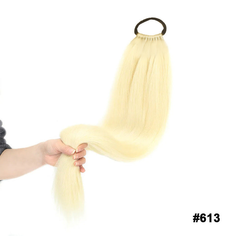 White Smoke Ultra-Long Straight Ponytail Extension - Runway Collection (18-32 Inch Lengths) (FEVERCOS) Hair Extension
