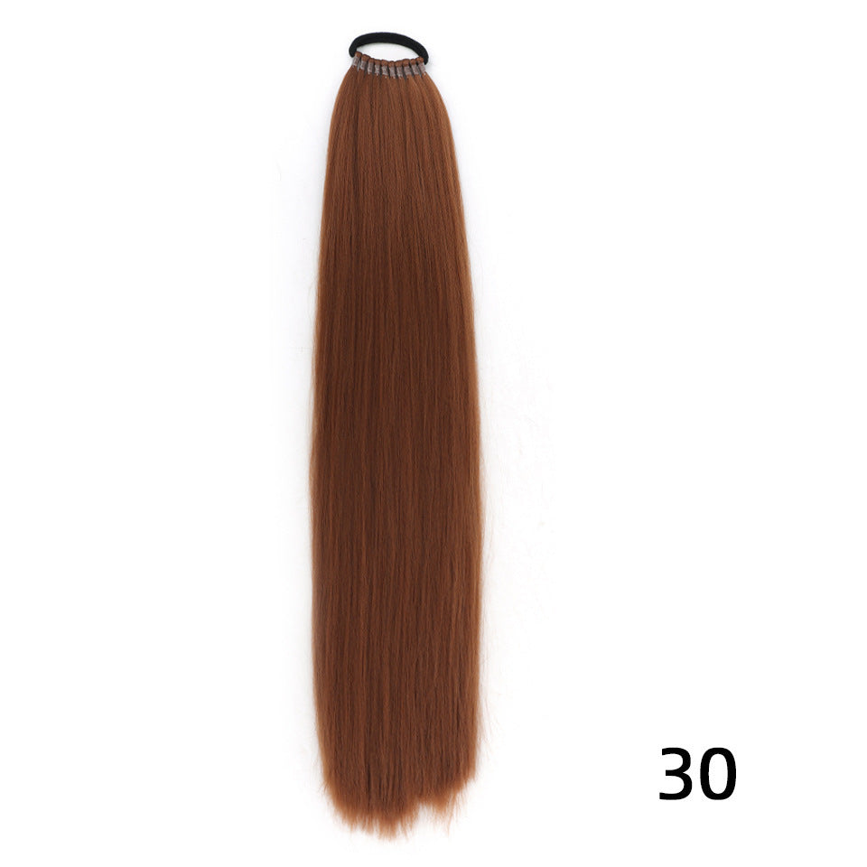 White Smoke Ultra-Long Straight Ponytail Extension - Runway Collection (18-32 Inch Lengths) (FEVERCOS) Hair Extension