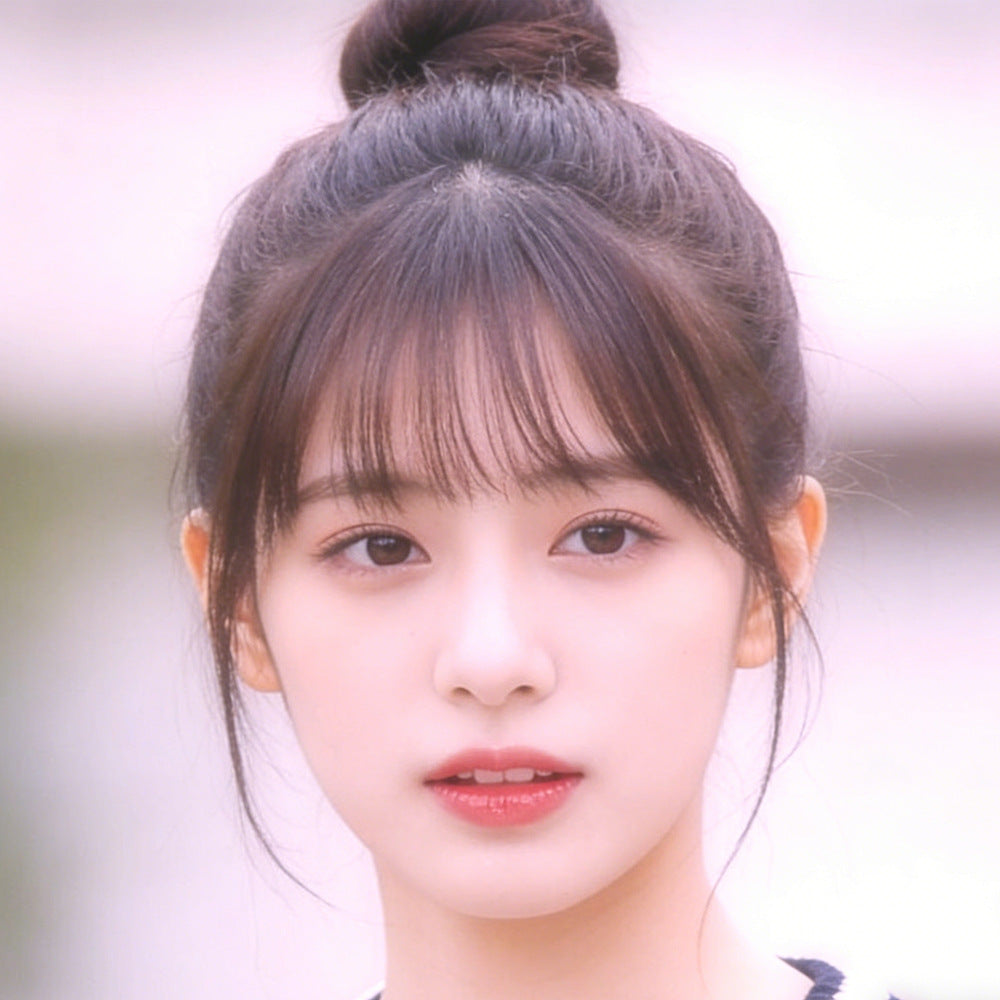 Hand-Tied Comic Air Bangs - Anime Aesthetic (Mini Invisible Clip) (FEVERCOS) Hair Extension