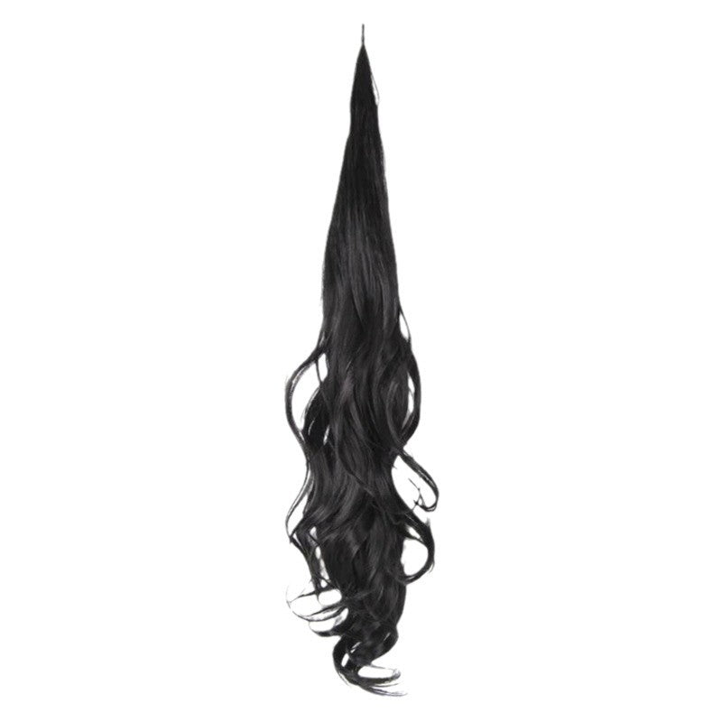 White Smoke Wrap-Around Long Wavy Ponytail - High Glamour (Seamless Attachment) (FEVERCOS) Hair Extension