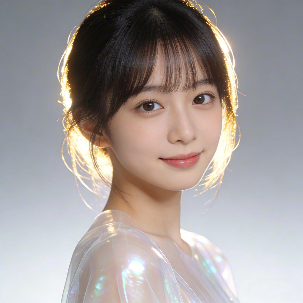 Hand-Tied Comic Air Bangs - Anime Aesthetic (Mini Invisible Clip) (FEVERCOS) Hair Extension