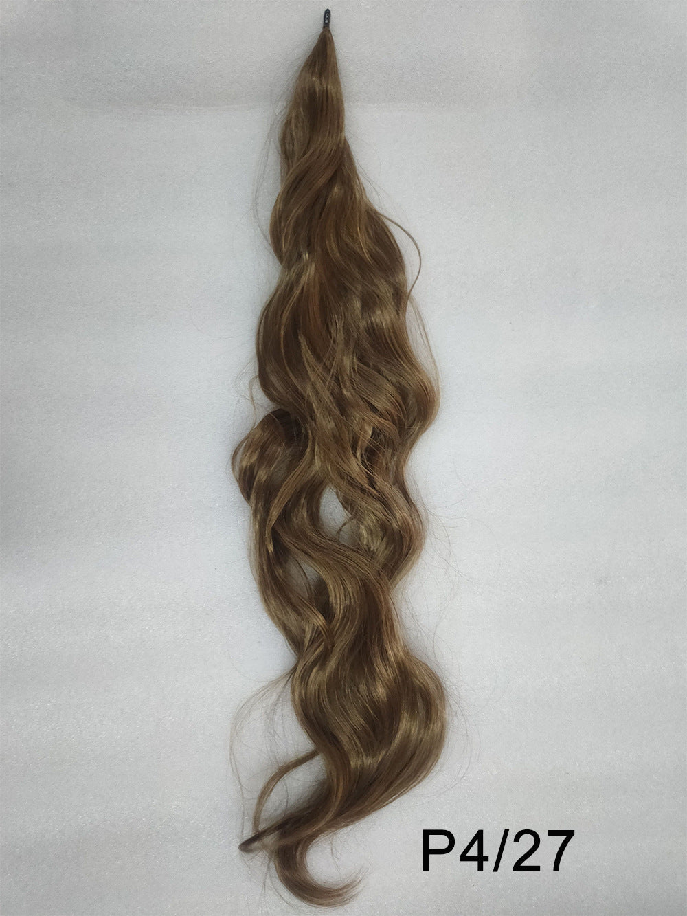 Gray Wrap-Around Long Wavy Ponytail - High Glamour (Seamless Attachment) (FEVERCOS) Hair Extension
