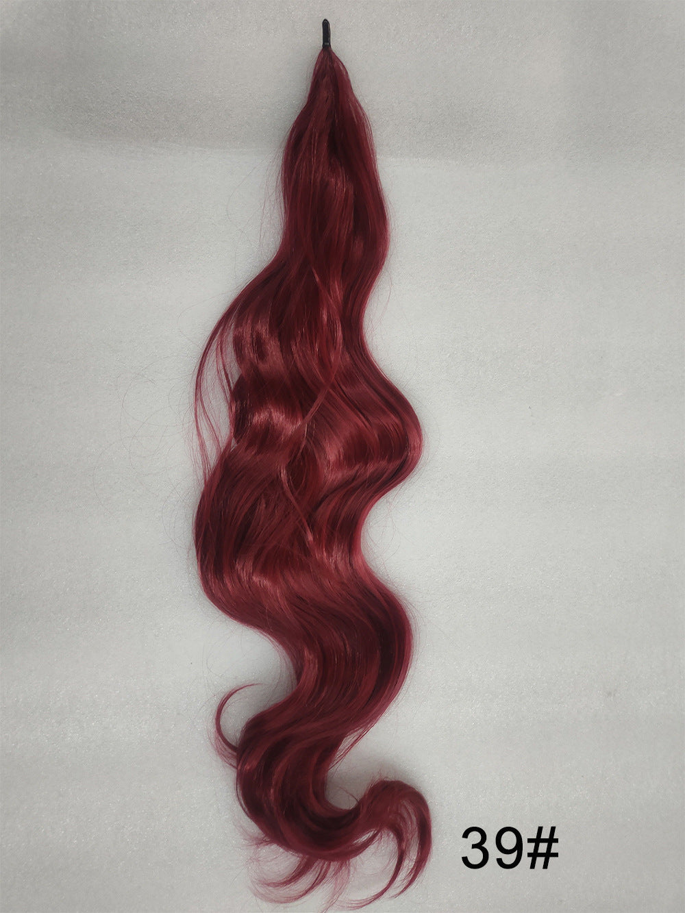 Gray Wrap-Around Long Wavy Ponytail - High Glamour (Seamless Attachment) (FEVERCOS) Hair Extension