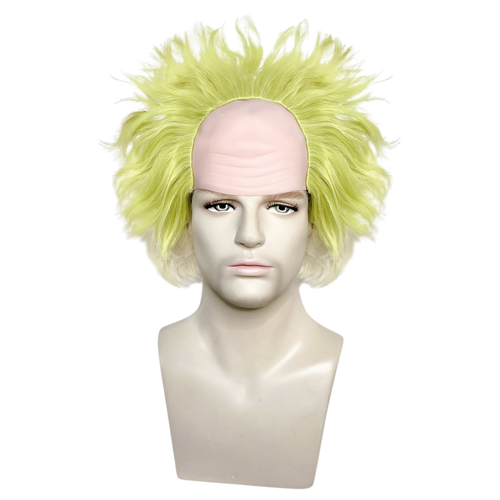Light Gray Beetlejuice Cosplay Wig - Beetlejuice 2 (Moss Green/White) (FEVERCOS)
