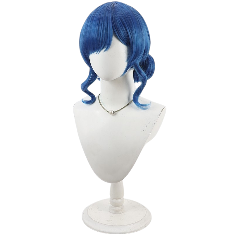 White Smoke Hanon Hosho Cosplay Wig - Mermaid Melody Pichi Pichi Pitch (Detachable Hair Buns) (FEVERCOS)