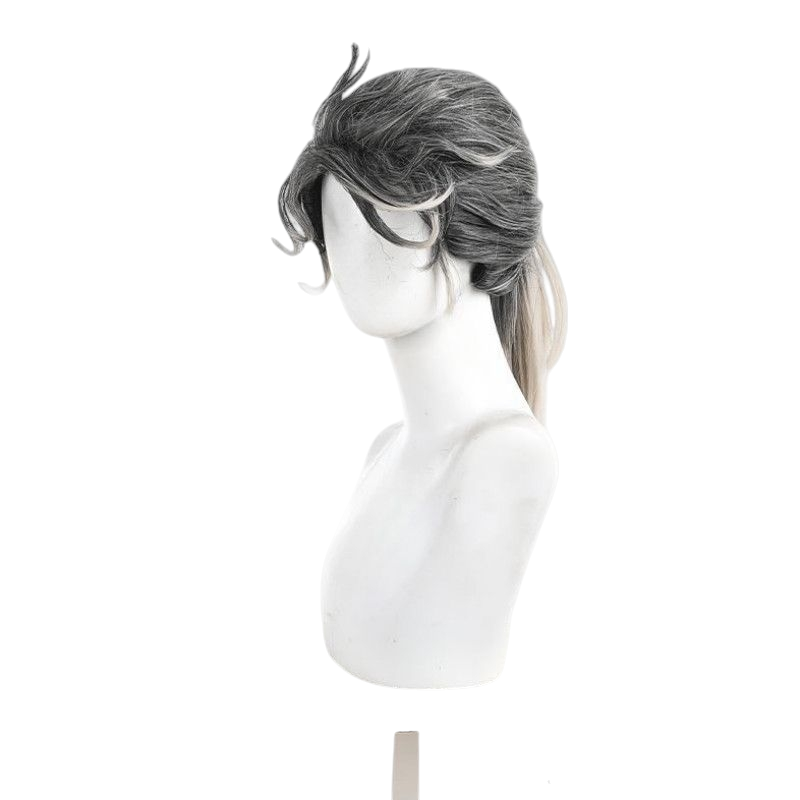 White Smoke Composer Frederick Cosplay Wig - Identity V (Twilight Flipped Ponytail) (FEVERCOS)