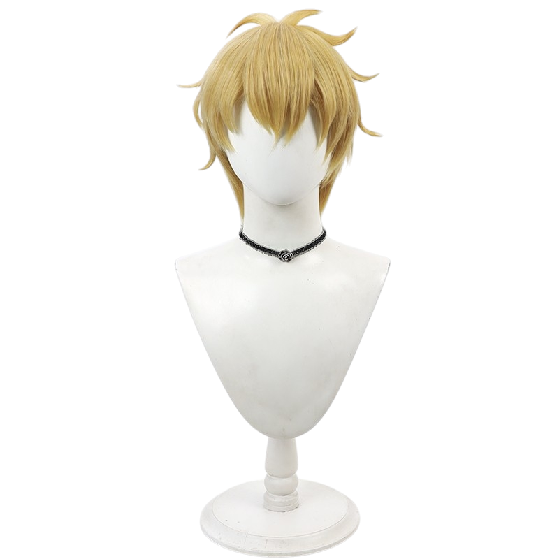 White Smoke Ja Wangnan Cosplay Wig - Tower of God (Yellow Teased Top) (FEVERCOS)