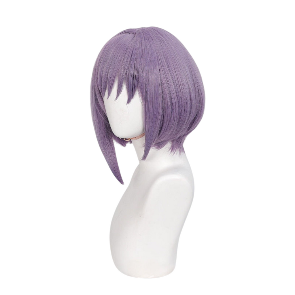 White Smoke Nyamu Yutenji Cosplay Wig - BanG Dream! Ave Mujica (Grey-Purple Scalp Style) (FEVERCOS)