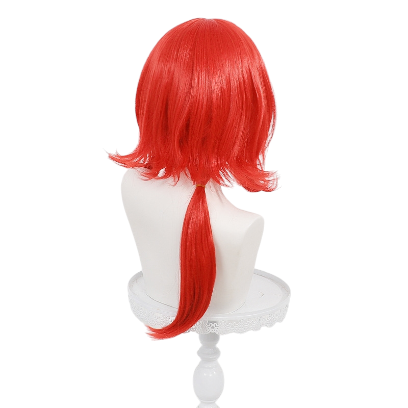 White Smoke Lavantine Cosplay Wig - Arknights: Endfield (Red Tied Hair Scalp) (FEVERCOS)