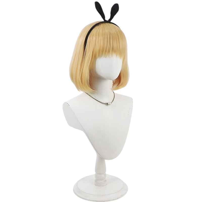 White Smoke Shushu Suruga Cosplay Wig - Chained Soldier (Two-Tone Twin Tails) (FEVERCOS)