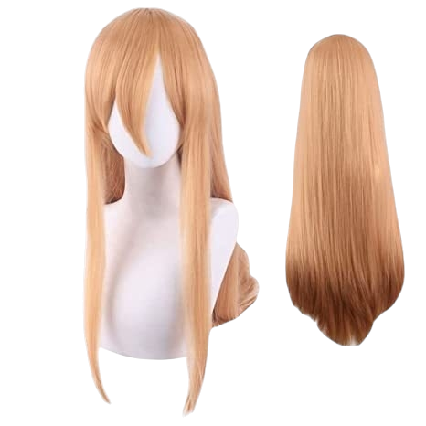 White Smoke Power (Blood Devil) Cosplay Wig - Chainsaw Man (Strawberry Blonde/Pinkish) (FEVERCOS)