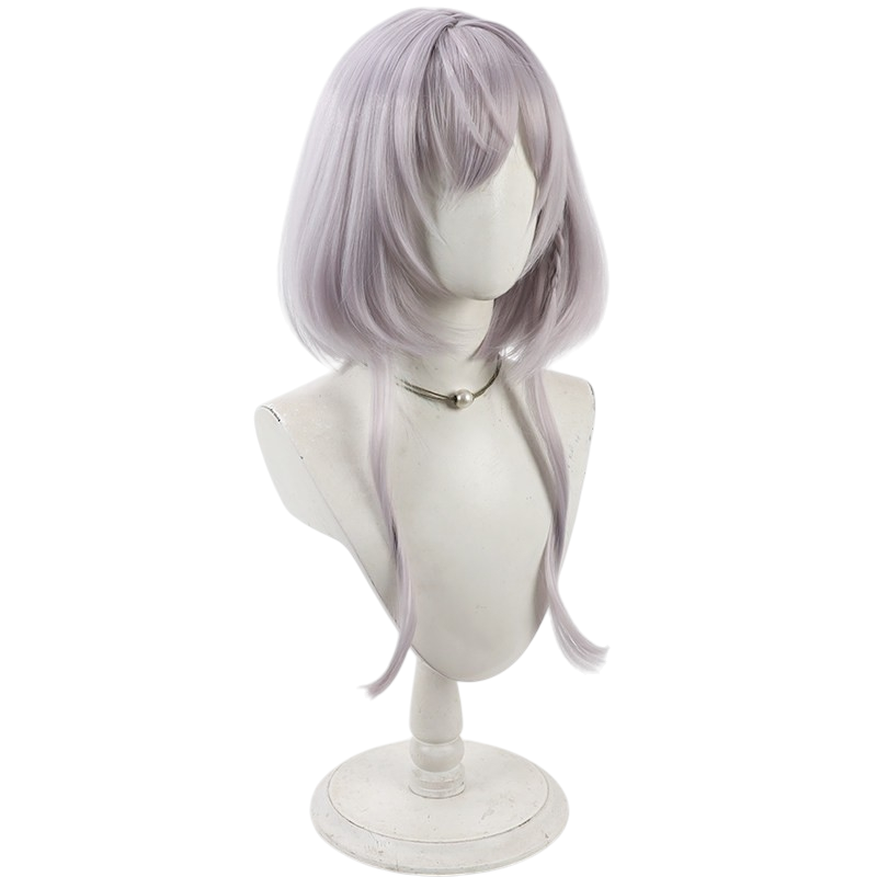 White Smoke Vestia Zeta Cosplay Wig - Hololive ID (Pale Purple Loose Scalp) (FEVERCOS)