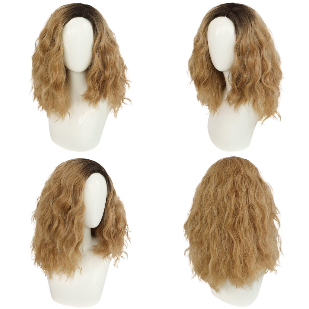 Sienna Jamie Hughes (80s/Young Pam) Cosplay Wig - Totally Killer (Blonde) (FEVERCOS)