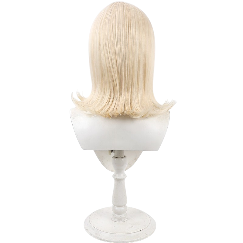 White Smoke Little Laura Vanderboom Cosplay Wig - Underground Blossom / Rusty Lake (Blonde Scalp Style) (FEVERCOS)