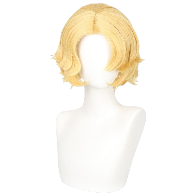 White Smoke Sang Qi Cosplay Wig - Line Puppy Skin (Blonde Flipped Scalp) (FEVERCOS) Honor of Kings