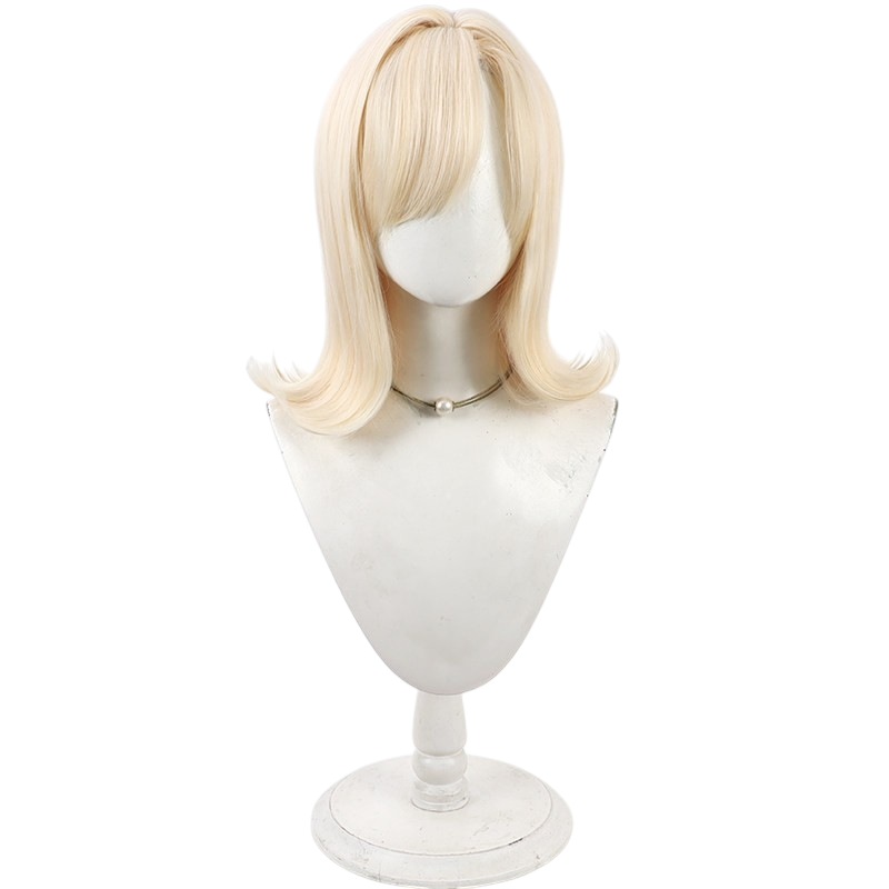White Smoke Little Laura Vanderboom Cosplay Wig - Underground Blossom / Rusty Lake (Blonde Scalp Style) (FEVERCOS)