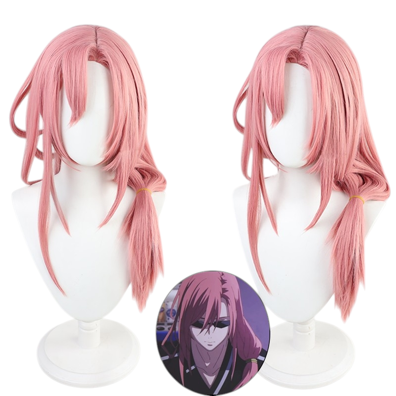 White Smoke Cherry Blossom Cosplay Wig - SK8 the Infinity (Pink Long Flowing) (FEVERCOS)
