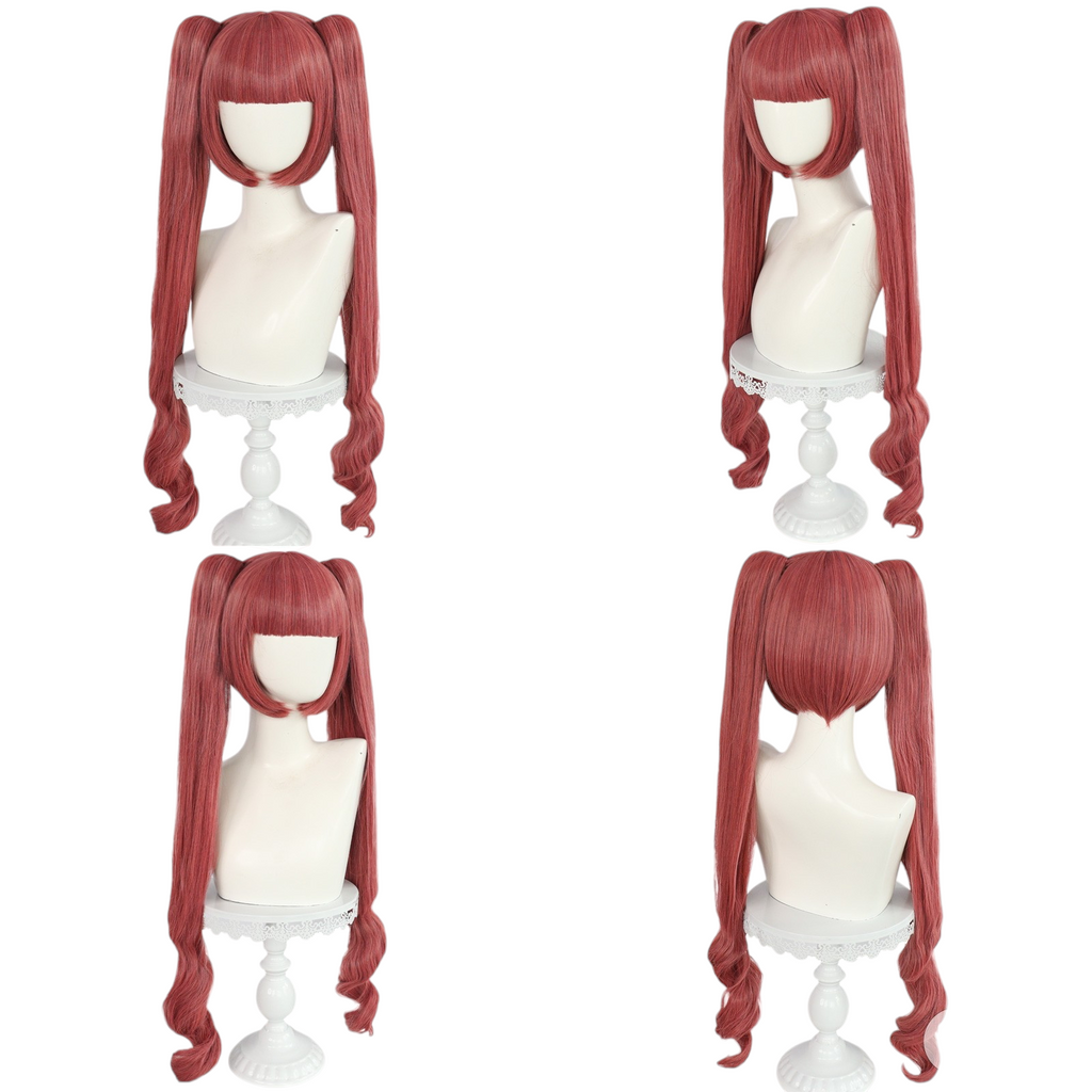 Sienna Yurine Hanazono Cosplay Wig - Dropkick on My Devil! (Red Ringlets) (FEVERCOS)