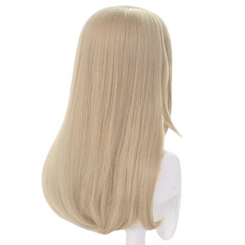 White Smoke Kinako Cosplay Wig - Feline Maiden (Silicone Scalp) (FEVERCOS) 40hara CAT