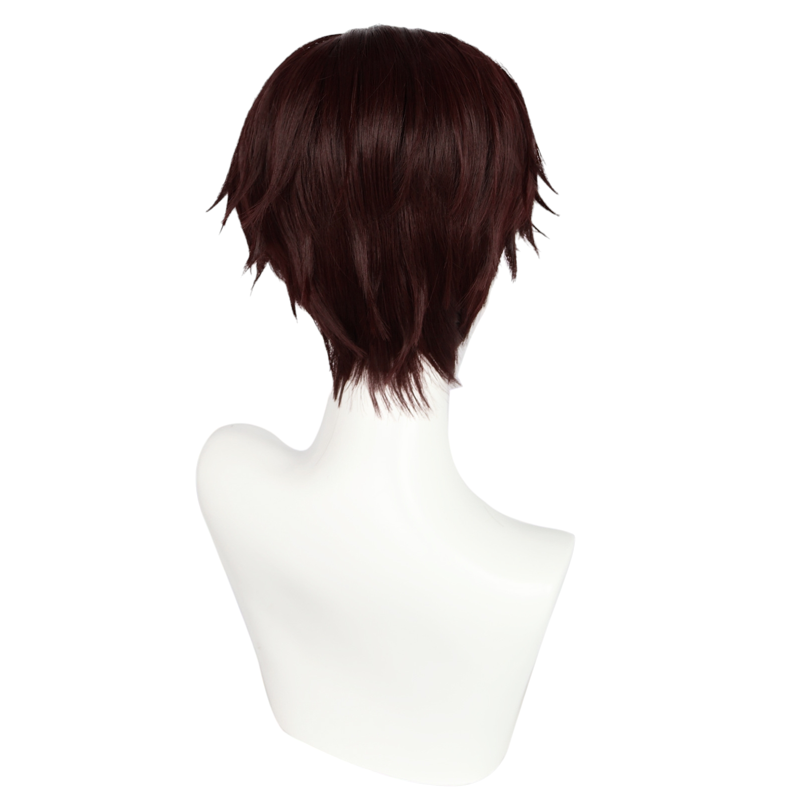 White Smoke Hayato Suo Cosplay Wig - Wind Breaker (Brown Eyepatch Style) (FEVERCOS)