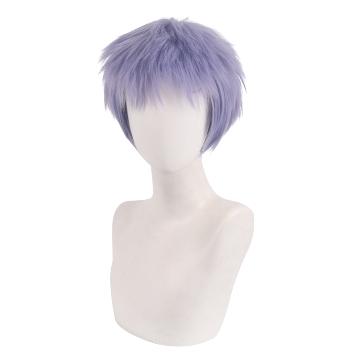 White Smoke Takashi Mitsuya Cosplay Wig - Tokyo Revengers (Lavender Blue Short) (FEVERCOS)