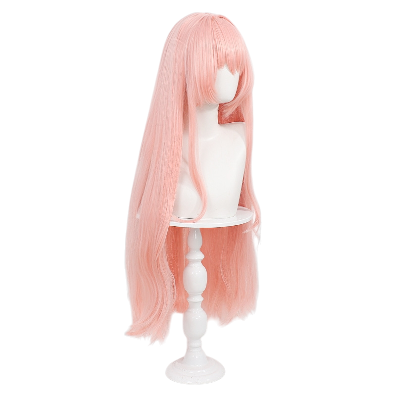 White Smoke Leona Cosplay Wig - Goddess of Victory: NIKKE (Pink Long Loose) (FEVERCOS)