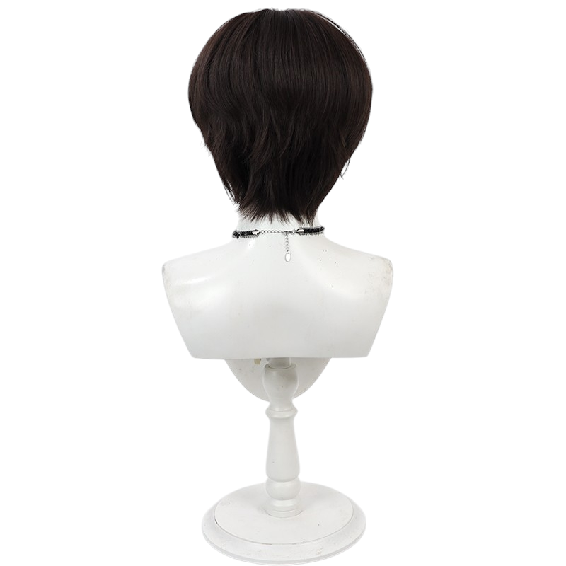 White Smoke Ryuji Taiga Cosplay Wig - Senpai is an Otokonoko (Dark Brown Teased) (FEVERCOS)
