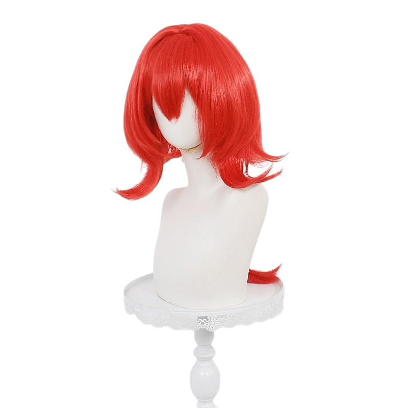 White Smoke Lavantine Cosplay Wig - Arknights: Endfield (Red Tied Hair Scalp) (FEVERCOS)
