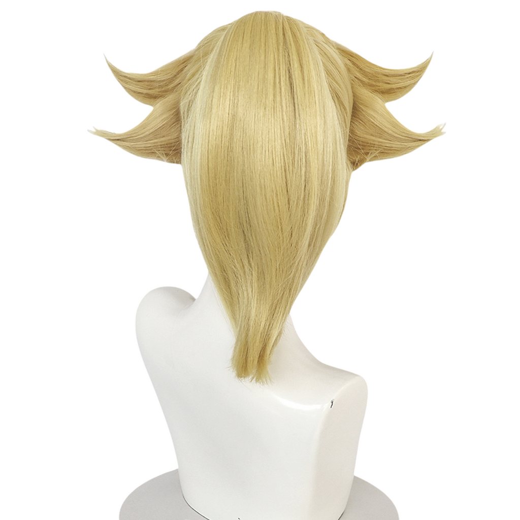 Tan Shinobu Oshino (Ninja Momoko) Cosplay Wig - Monogatari Series (Golden Flipped) (FEVERCOS)