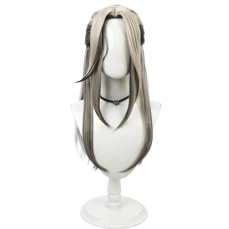 White Smoke Roku Riko (Shikahama) Cosplay Wig - 18TRIP (Multi-Color Highlight) (FEVERCOS)